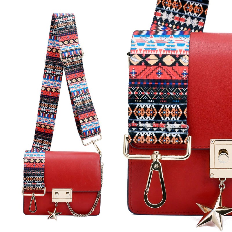 ZOOEASS Wide Shoulder Strap Adjustable Replacement Belt Crossbody Canvas Bag Handbag (wide: 1.97"(5CM) Multiple graphics) - Image 4
